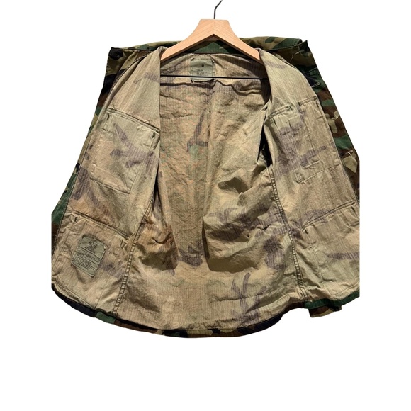 BDU Field Jacket X-Small Short Woodland Camouflage Jungle Ripstop Military - Picture 5 of 8